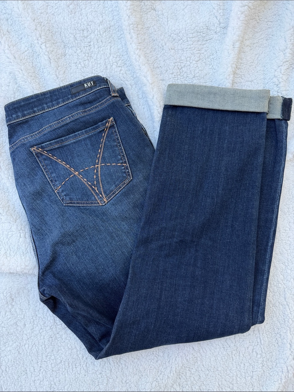 Kut from the Kloth Navy Blue Skinny Jeans